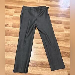 Talbots sz 2P Chatham ankle pants in brushed grey straight leg business casual